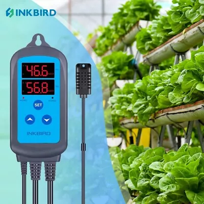 $53.99 • Buy Digital Humidity Controller Humidifier Fan Hygrostat Greenhouse Reptile Output 