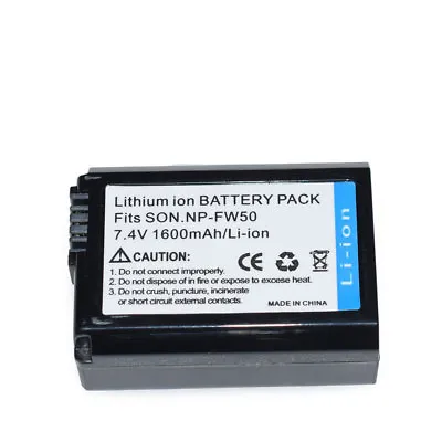 £13.19 • Buy New NP-FW50 Camera Battery For Sony NEX-3 NEX-5 NEX-6 Alpha 7R A35 A55 A6000