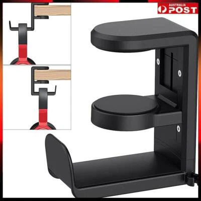 $16.59 • Buy 360° PC Gaming Headphone Headset Earphone Stand Hook Hanger Holder Under Desk