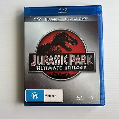 Jurassic Park - Ultimate Trilogy (Box Set Blu-ray 2015) 6 Disc Set - Free Post • $14.90