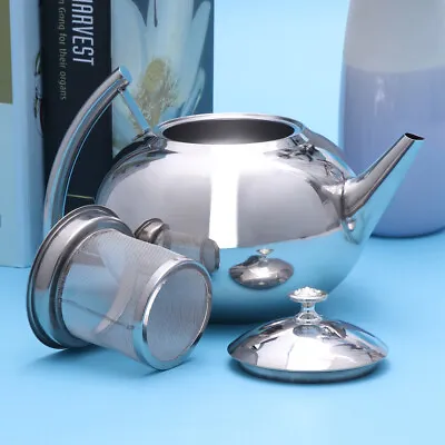 $19.69 • Buy 2L Tea Kettle W/ Infuser Stainless Steel Teapot Teakettle Water Coffee Tea Pot