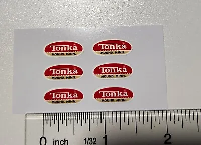 Tiny Tonka Truck Original Oval Sticker Years 1968-1969 Tiny Tonka Logo • $3.99