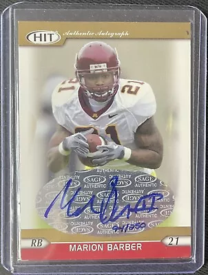 2005 SAGE Hit Autographs Gold #A20 Marion Barber 94/250 • $24.50