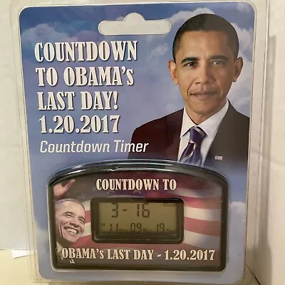 Countdown To Obama’s Last Day Clock/Timer By Big Mouth Toys • $2.59