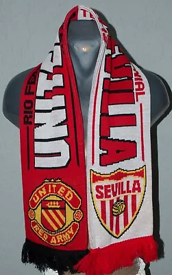 Manchester United Scarf Sevilla Scarf 100% Acrylic Fan Scarf Legendary • $14.39