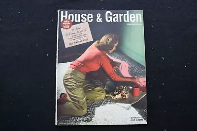 1943 October House & Garden Magazine - Fall Planting Guide Cover - E 10100 • $75