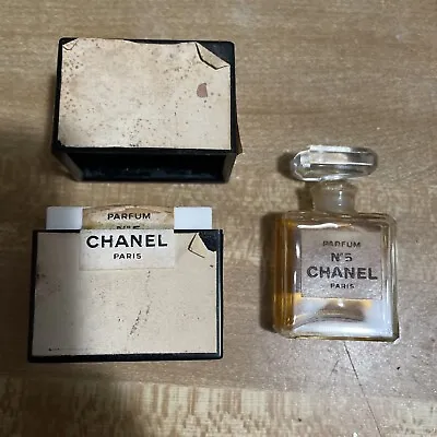 Chanel No 5 Miniature Perfume Bottle 7ml Parfum 80% With Original Box Vintage • $35