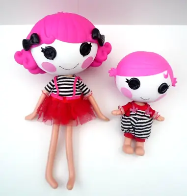 Lalaloopsy Charlotte Charades And Little Sister Sherri Mime Dolls • £12.50