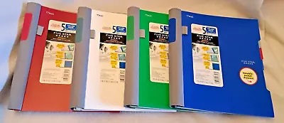 Five Star Mead 5 Subject Notebook College 200 Ruled PageS 10 Pocket Choose Color • $10.95