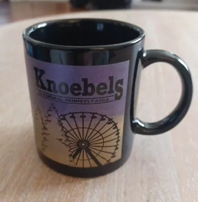 Knoebels Amusement Park Mug Black Multicolored Vintage Theme Park Memorabilia • $17.81