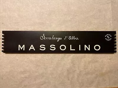 1 Black Rare Wine Wood Panel Massolino Serralunga Vintage CRATE BOX 3/24 A739 • $10.10