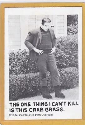 1964 Leaf Munsters #59 The One Thing I Can't Kill Vgex/ex *a13797 • $12.95