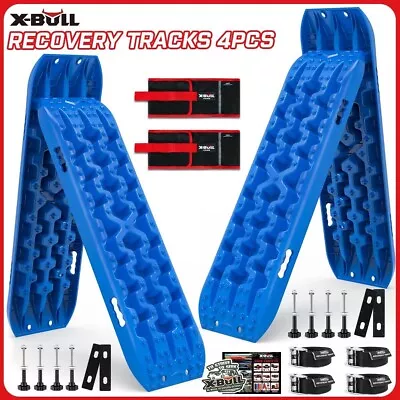 X-BULL 4WD Recovery Tracks Boards Trucks 10T Sand Mud Tracks 4PCS Mounting Bolts • $180