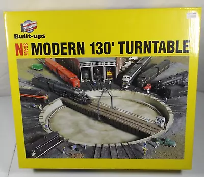 N Gauge Walthers Cornerstone Builtups Modern 130' Turntable In OB #933-2613 • $269