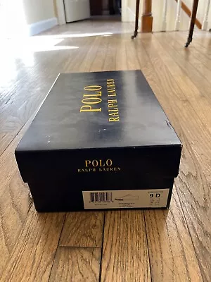 Polo Ralph Lauren Jermain SK Ath Cream Sport Suede Sneaker Men Size 9D • $39.99