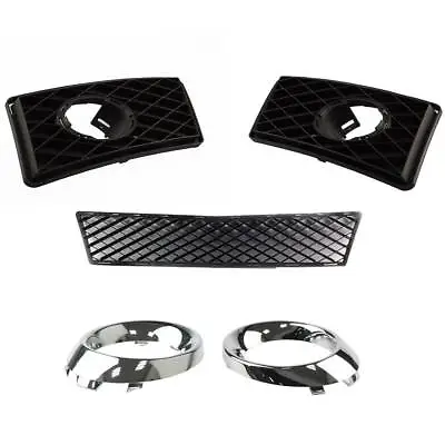 5PCS For 2010-12 GLK350 Sport Utility X204 Lower Bumper Grille W/ Foglamp Cover  • $86.45