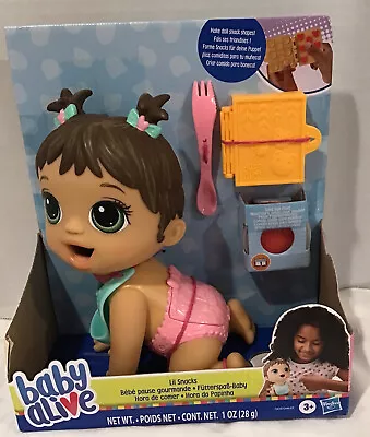 Baby Alive Lil Snacks Doll Eats And  Poops  8-inch Baby Doll With Snack Mold  • $17.99