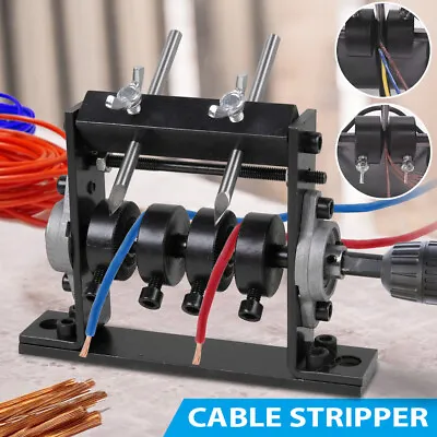 1mm-30mm Manual Wire Stripping Machine Scrap Copper Recycle Tool Cable Strippers • £18