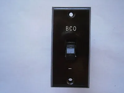 Vintage Antique Deco Century Brown Ring Grip 3A Not 5A 10A Bakelite Light Switch • $29.99