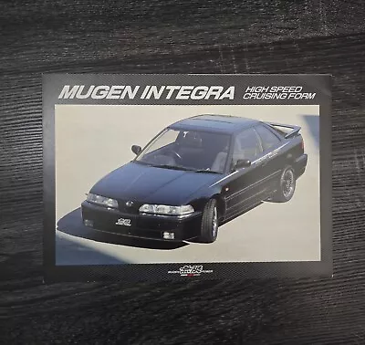 MUGEN 90-93 Honda Integra Da6 Da9 Xsi Brochure Catalog Acura Db2 Jdm Japan Sk7 • $99