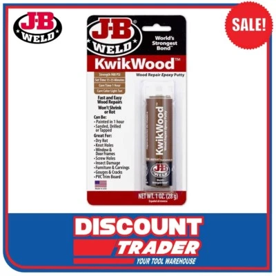 $13.90 • Buy J-B Weld KwikWood™ Wood Repair Fast Setting Epoxy Putty JB - 8257
