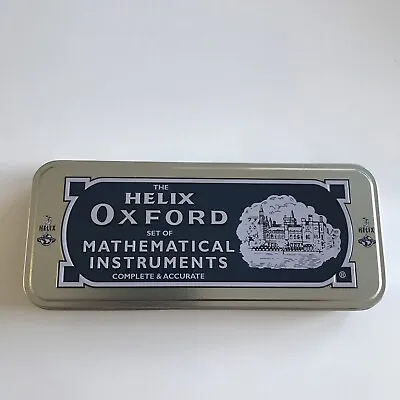 Helix Oxford Set Of Mathematical Instruments Compass Set Squares Ruler Stencil.. • £5