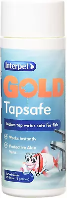 Interpet Gold Tapsafe For Goldfish Bowls Fish Tanks Aquariums Makes Tapwater • £8.28