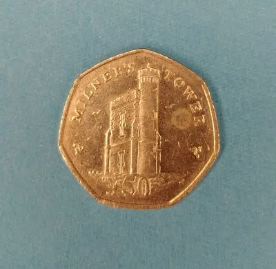2009 Milner's Tower Isle Of Man 50p Fifty Pence 50 Coin Circulated Rare UK • £5.99