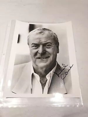 Sir Michael Caine Classic Actor Signed  B/W Photograph 8x10 • $49.99