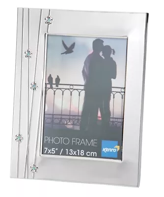 Kenro Daisy Design 5  X 7  Metal Photo Frame • £8.05