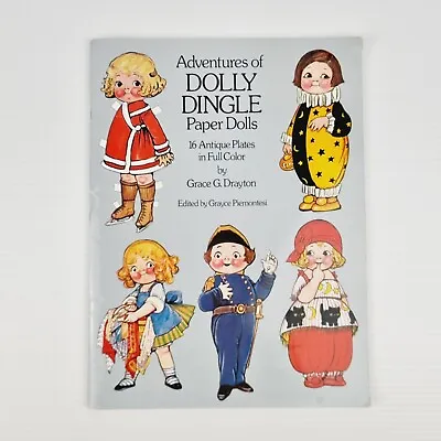 $34.95 • Buy Adventures Of Dolly Dingle Paper Dolls Grace G Drayton 16 Antique Plates Uncut