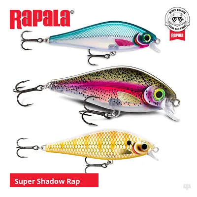 £16.75 • Buy Rapala Super Shadow Rap Lures - Pike Muskie Zander Predator Fishing Tackle