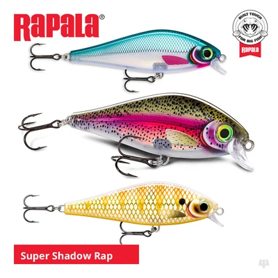 £16.75 • Buy Rapala Super Shadow Rap Lures - Pike Muskie Zander Predator Fishing Tackle