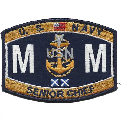 MMCS Senior Chief Machinist Mater Rating Patch • $15.08