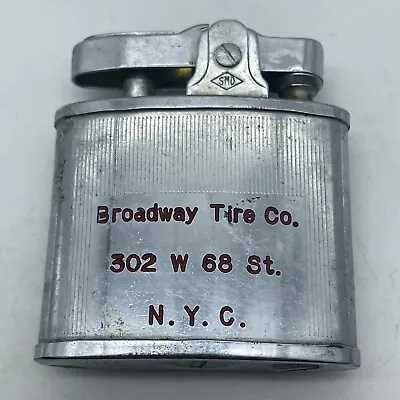 Vintage Omega Advertising Lighter Miller Tires Broadway Tire Co NYC New York • $17.99