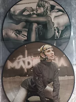 Madonna Set Of Two Picture Discs!! • £31