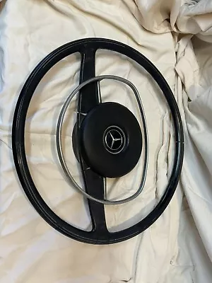 1967-72  Mercedes Benz Steering Wheel & Horn 280SL OEM W114 W113 W111 W108 W100 • $135