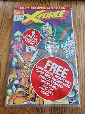 Marvel Comics X-Force #1 (1991) - New - Polybagged W/ Deadpool Card • $29.99