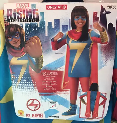 NEW Ms. Marvel Rising Secret Warriors Child Halloween Costume Girl Sz Med (8-10) • $6.50