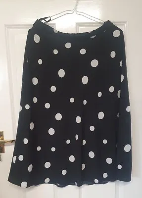 £1.59 • Buy Pretty Polka Dot Ladies Skirt Size 14/16 Excellent Clean Condition