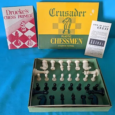 $39.99 • Buy Crusader Chessmen & Dueke's Chess Primer Vintage