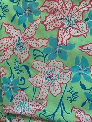 Lilly Pulitzer Vintage  West Suzie Zuzek Hand Print FabricsFRED 6 Yds • $155