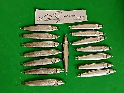 1 Oz Weight  15 -  Minnow Lead  Metal Fishing Jigging Casting Spoon Lures  • $16.99
