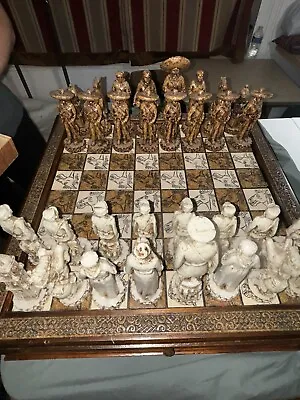 Chess Set Mexico History 1910 • $4000