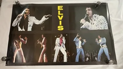 Elvis Presley - C&B 1977 34.5x21.5” Live In Concert Rock And Roll Vintage Music • $85.99