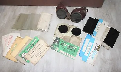 Vintage Lot Of Welding Mask Replacement Lenses Most New Goggles Plastic/glass • $29.95