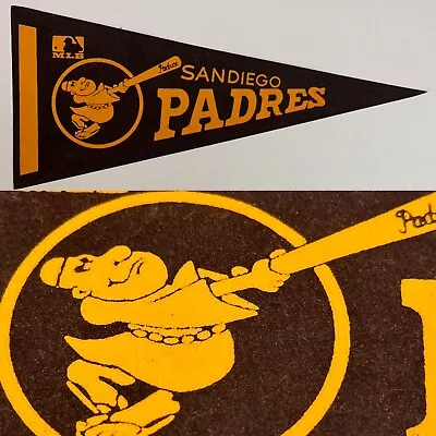 Vintage SD San Diego Padres California 5x12 Mini Pennant Mlb Baseball • $24.95