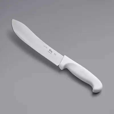 Choice Butcher Knife With White Handle (select Size Below) • $18.29