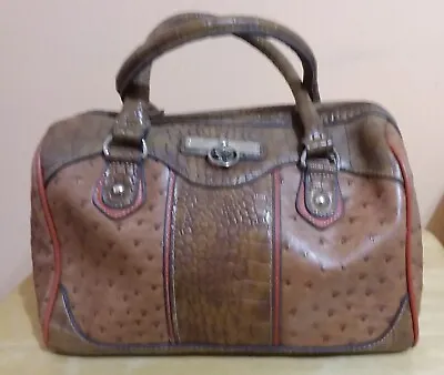 U.s.Polo Assn. Handbag Brown Tote Zippers Pockets Inside Lining • $16.85