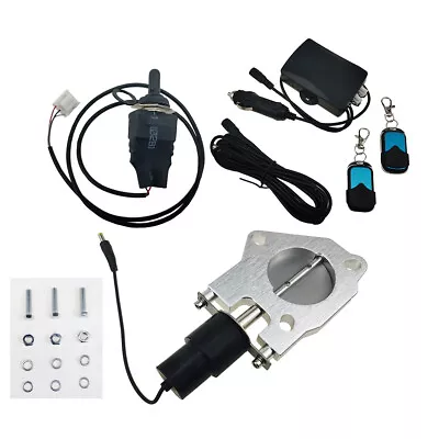 2.25'' Electric Exhaust Cutout Valve Cut Out Control Motor Manual&Remote Switch • $61.09